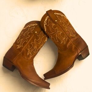 Tony Lama Brown 11" Honey Saguaro Cowboy boots